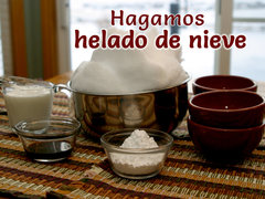 Hagamos helado de nieve