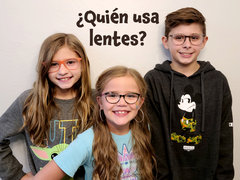 ¿Quién usa lentes?