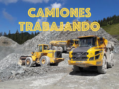 Camiones trabajando
