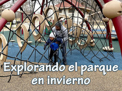 Explorando el parque en invierno