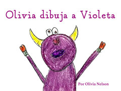 Olivia dibuja a Violeta