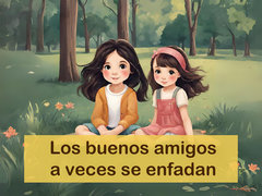 Los buenos amigos a veces se enfadan